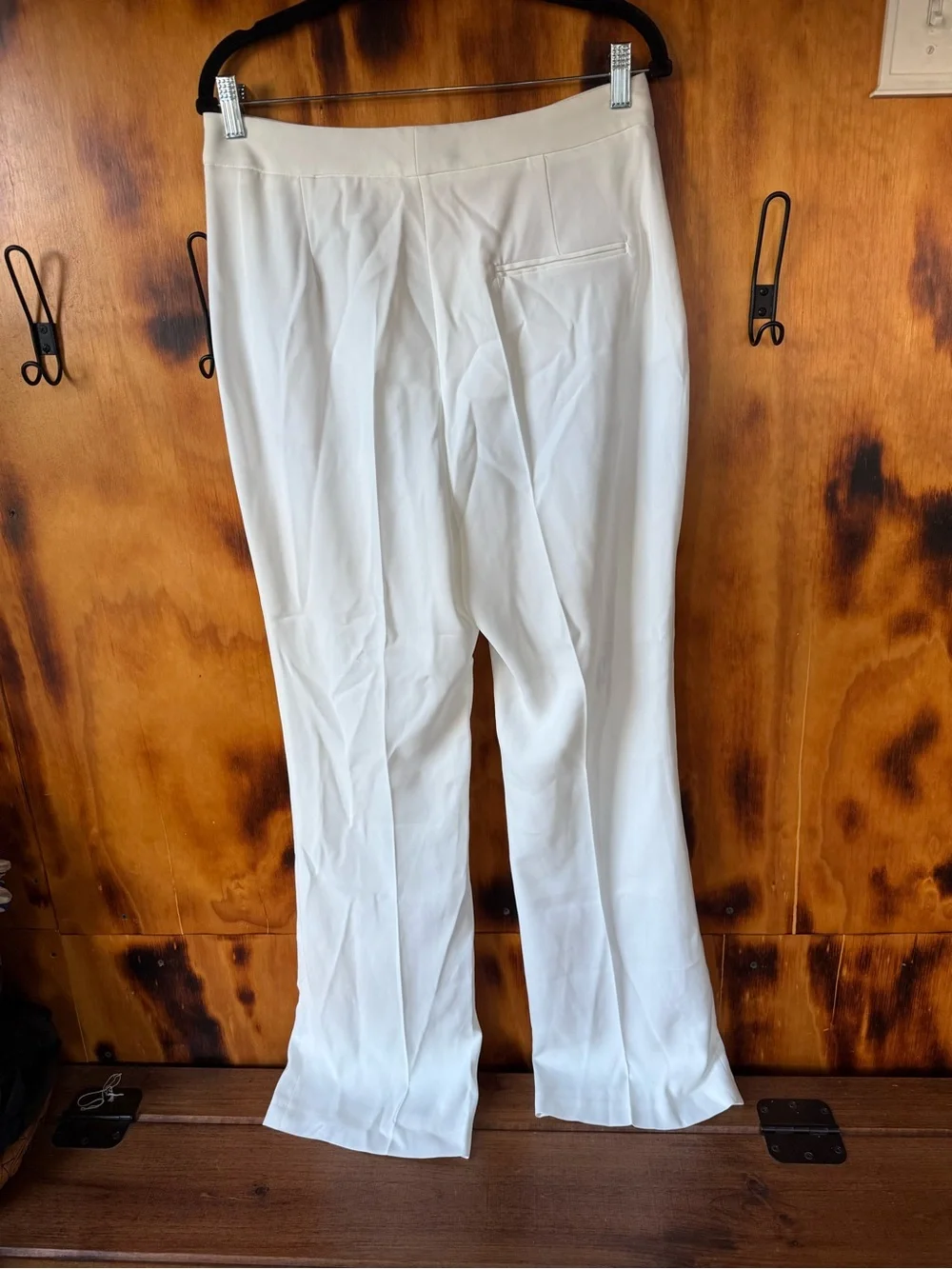 Zara Straight-Leg White Women's Pants